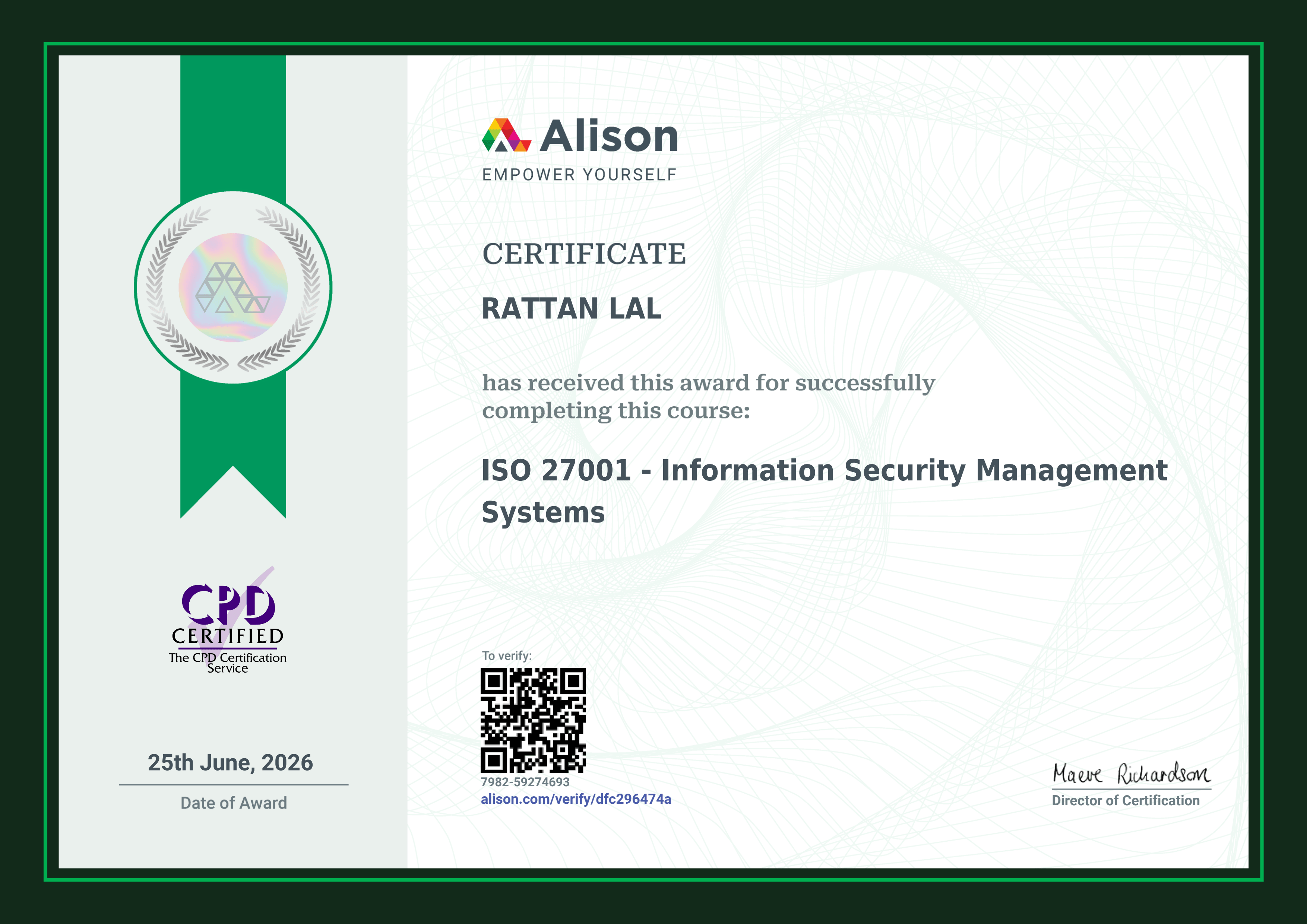 ISO 27001 Certification